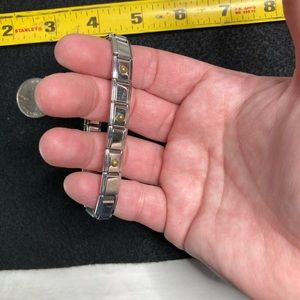 Vintage 2000s Silver Italian Charm Bracelet